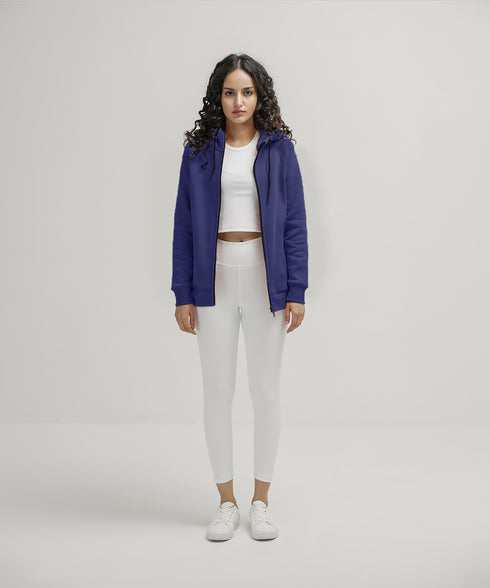 Women's Basic Zipper Hoodie